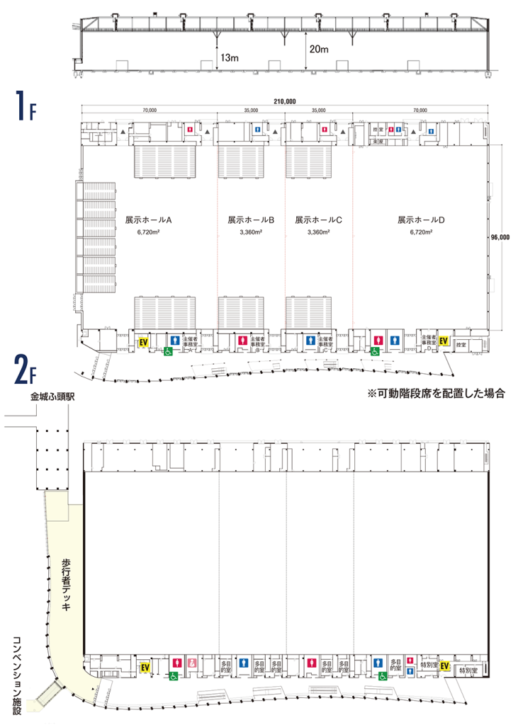 First Exhibition Hall layout